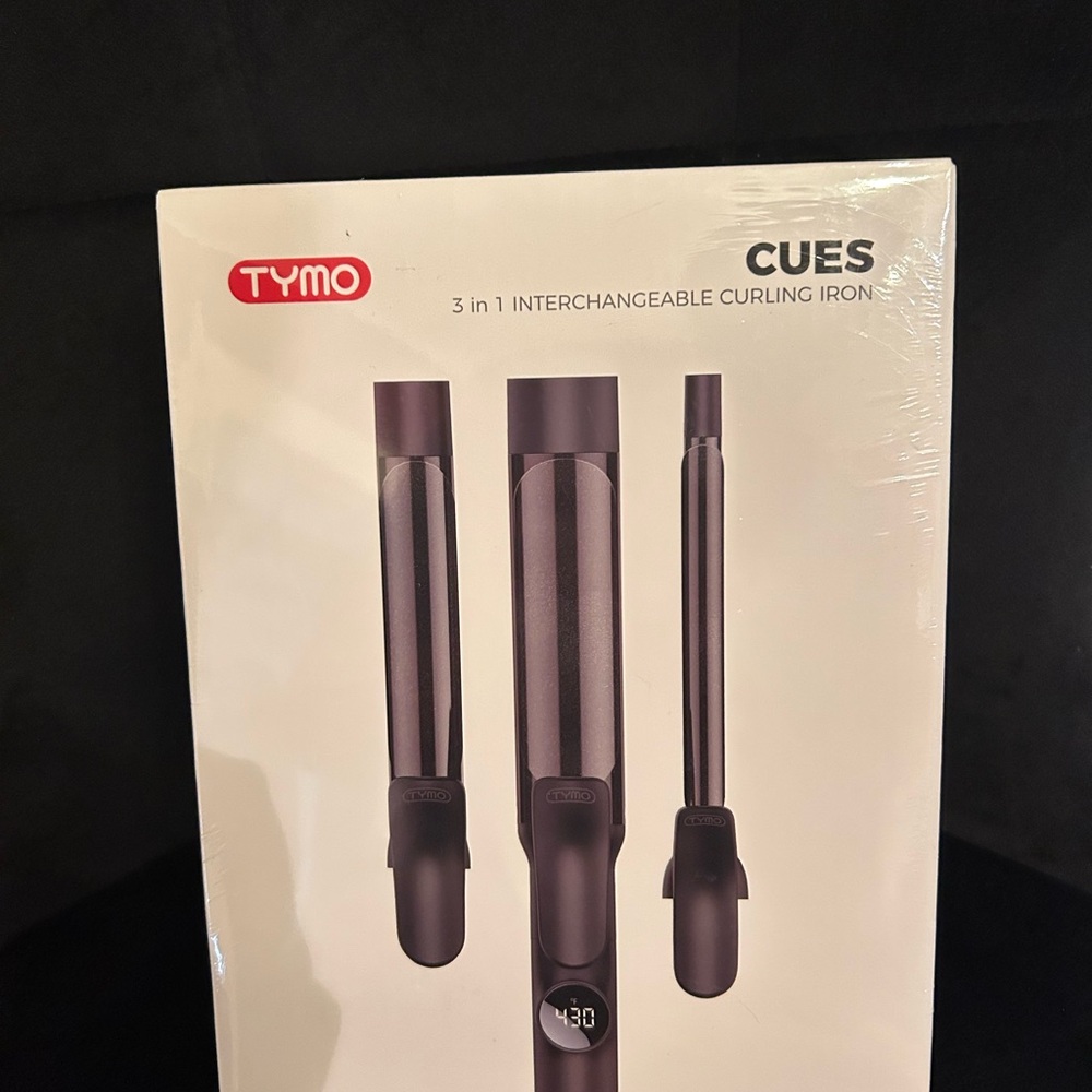TYMO CUES 3 in 1 Interchangeable Curling Iron - Black